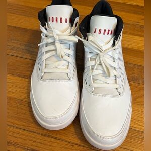 NIKE AIR JORDAN FLIGHT ORIGIN 4 WHITE-GYM RED-BLACK MEN SZ 11